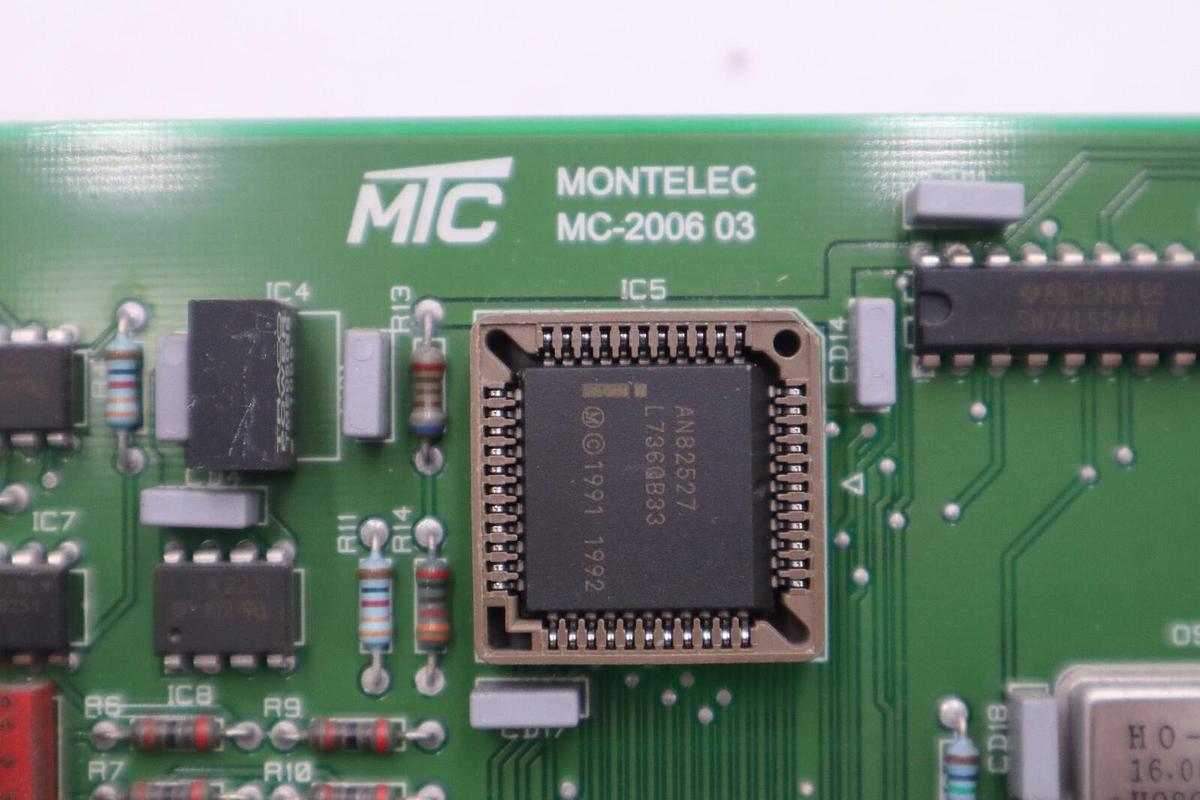 Used PASABAN COM. CAN MC-2006 03 PLC CARD STOCK #3969-A