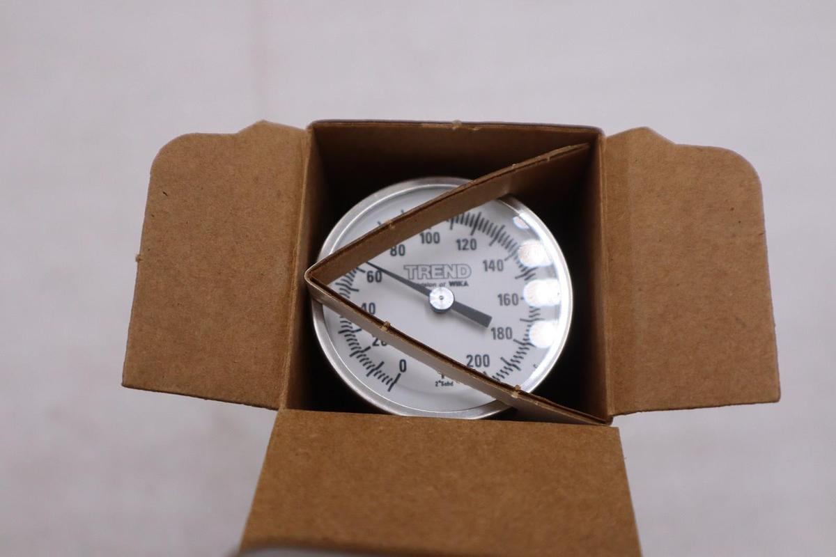 Wika TI.20 0/200 F 1/4"NPT Bimetal Thermometer - STOCK GF192A