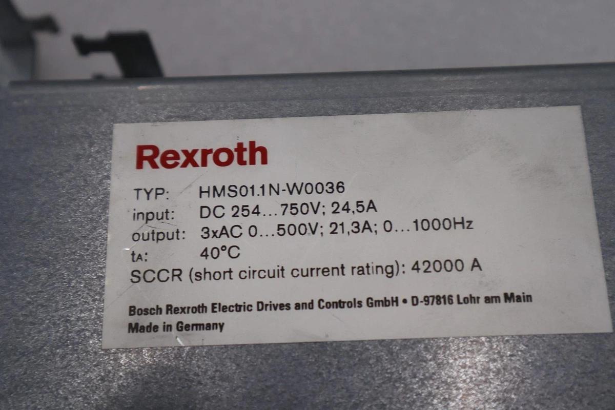 Used Rexroth HMS01.1N-W0036 Indradrive Drive USED UNIT STOCK 4490