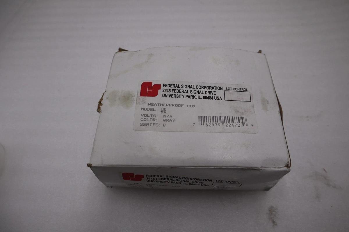 Used NEW FEDERAL SIGNAL WB WEATHERPROOF STOCK H412A