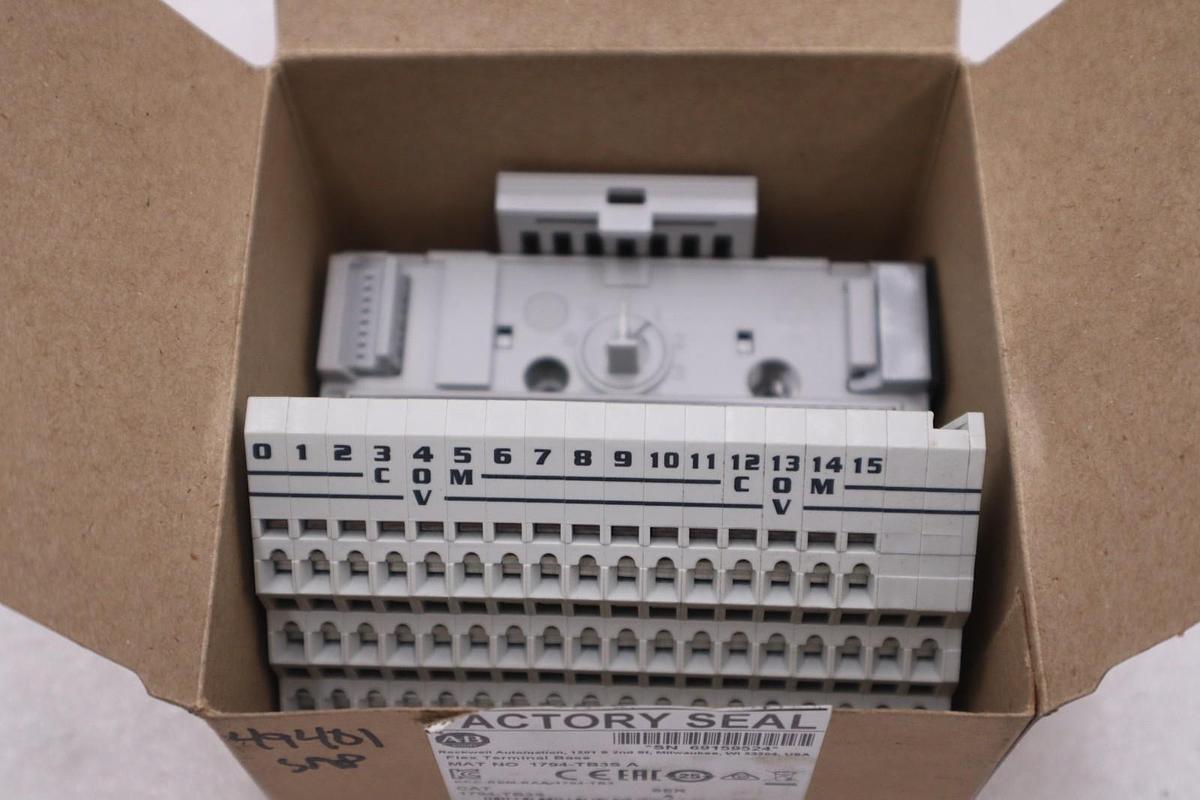 Used ALLEN BRADLEY AB 1794-TB3S SER A FLEX I/O Terminal Base Unit 1794TB3S STK GF1174
