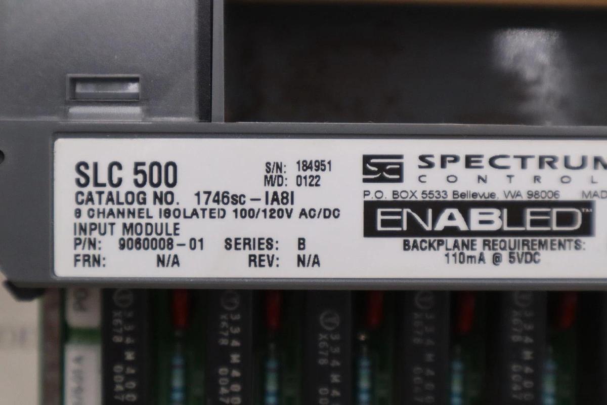 NEW IN BOX SPECTRUM 1746sc-IA8I SER B PLC INPUT MODULE STOCK 5196CC