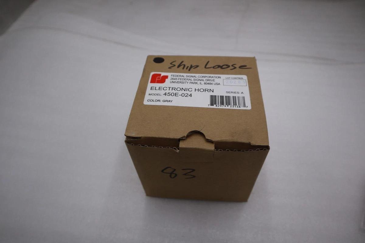 NEW OPEN BOX Federal Signal 450E-024 Vibratone Electronic Horn STK GF249A 782979231387