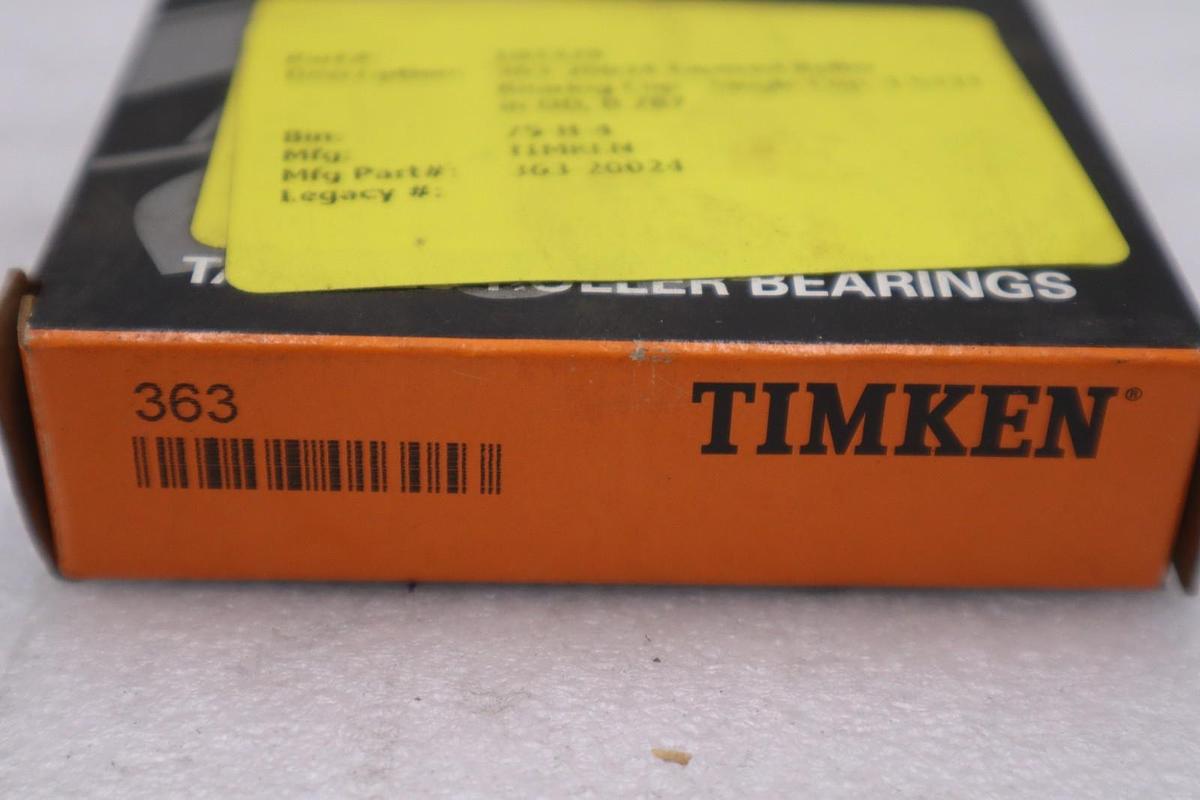 Used NEW OPEN BOX TIMKEN 363 TAPERED ROLLER BEARING CUP STK K2987CC