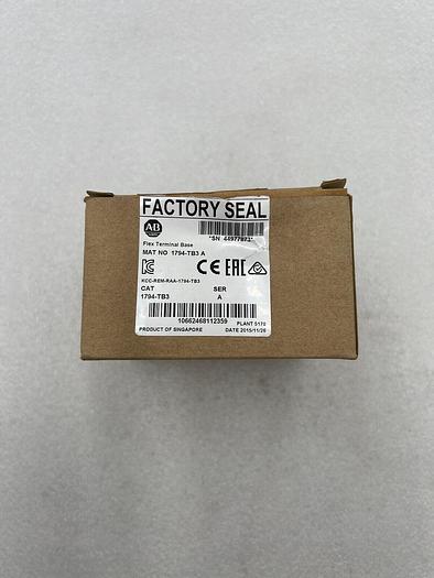 New Factory Sealed AB 1794-TB3 /A Flex Terminal Base Module #K-1974