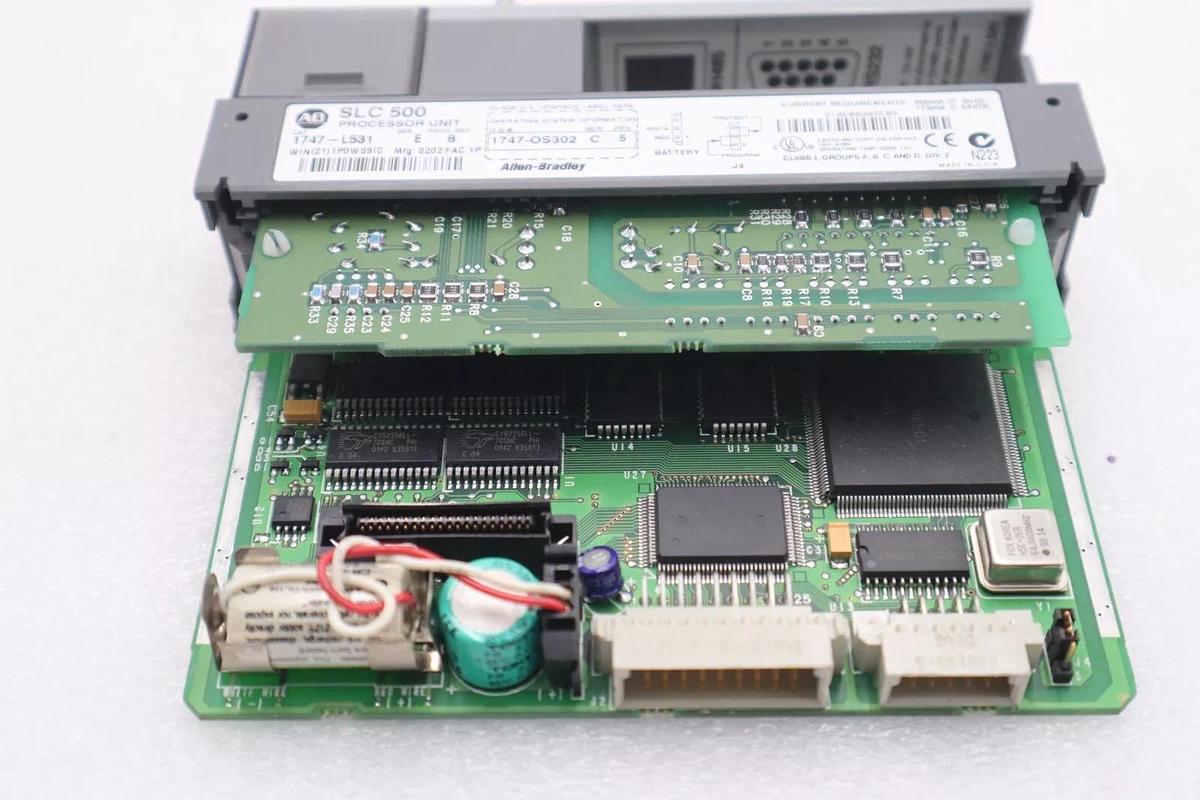 Used Allen-Bradley 1747-L531 Series E SLC500 Processor Controller Module 8 #K-992A