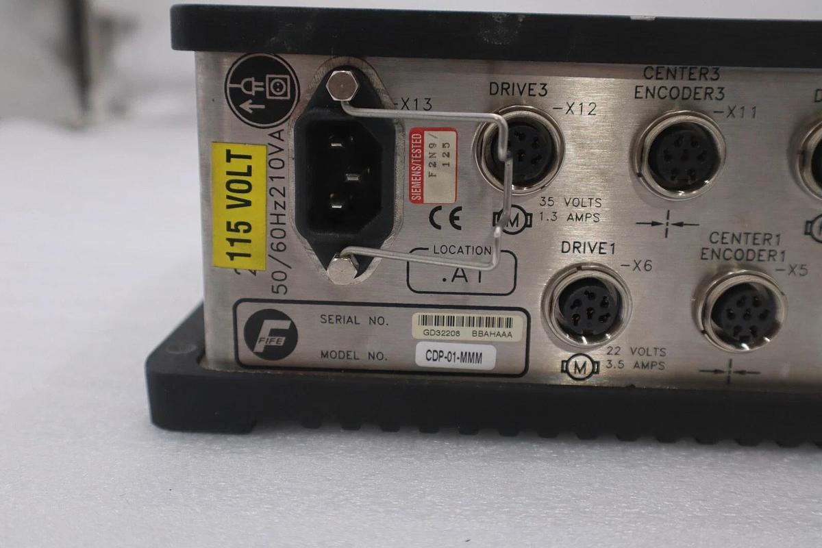 Used FIFE CDP-01-MMM CONTROL ASSEMBLY WEB GUIDE 120 / 240 VAC STOCK 619D