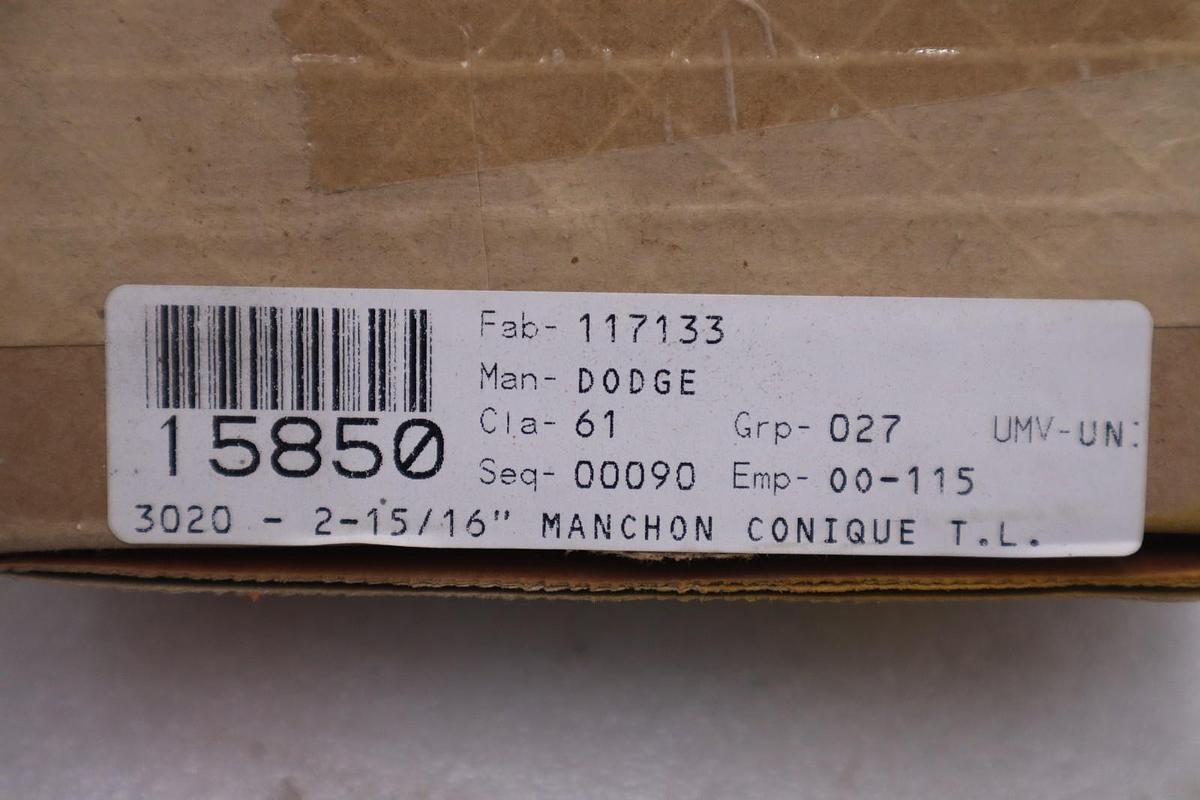 NEW Dodge 117133 3020 X 2-15/16 KW Taper-Lock Bushing - STOCK GF410A