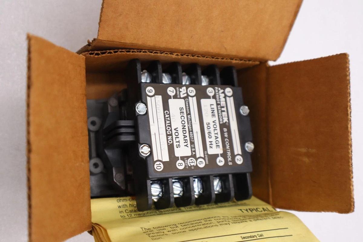 NEW AMETEK 1500 CL1S3OCX/ C-L1-S3-OC-X CONTROL RELAY INDUCTION TYPE 2 #H487A