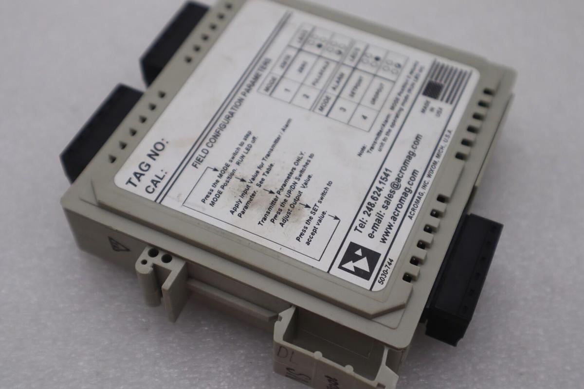 Used ACROMAG 841T-1500 INTELLIPACK TRANSMITTER ALARM MODULE #K-1806