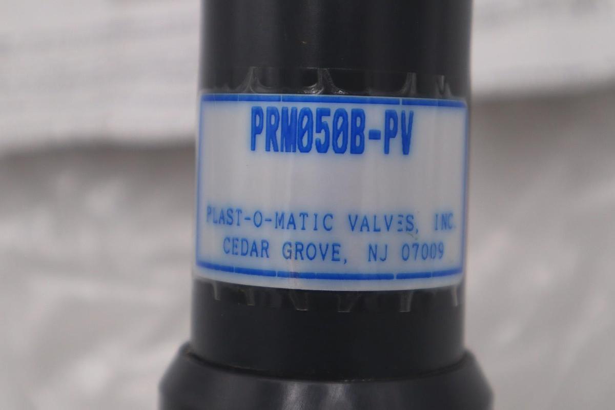 NEW PLAST-O-MATIC PRM050B-PV 5-75 PSI VALVE STOCK H1272