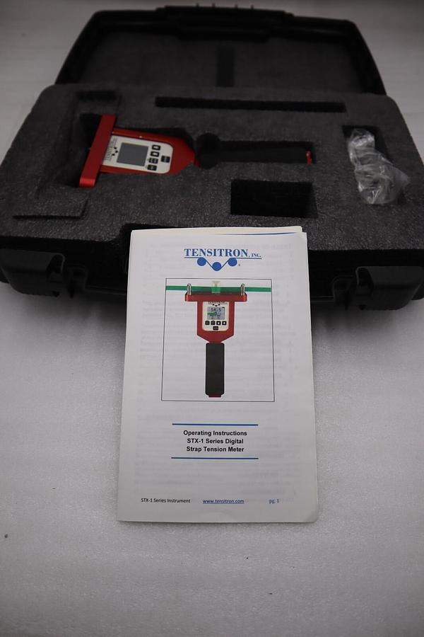 Used TENSITRON STX-250-1 DIGITAL STRAP TENSION METER STOCK H436