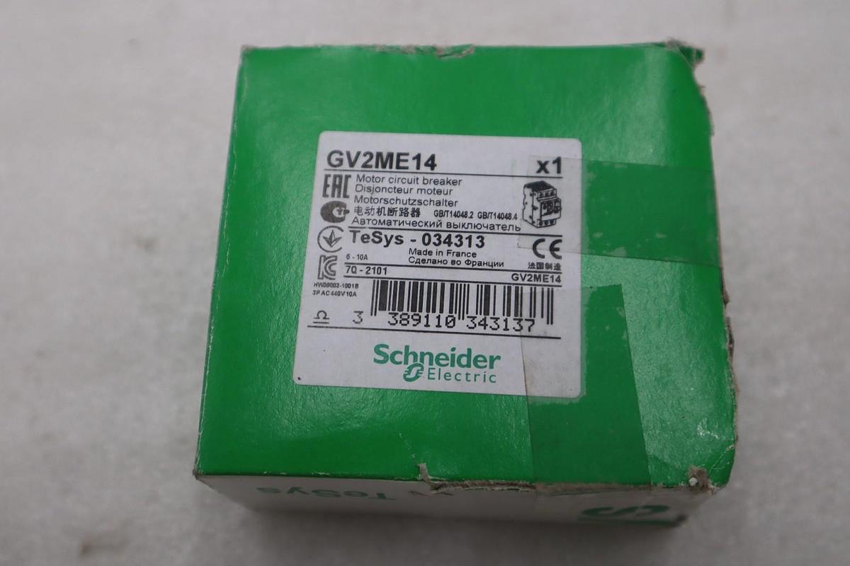 TELEMECANIQUE GV2ME14 600VAC 6-10A - NEW IN BOX - STOCK K1642A