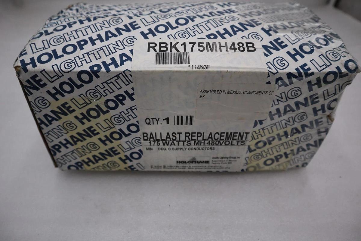 Used HOLOPHANE RBK175MH48B / RBK175MH48B NEW IN BOX STOCK H433