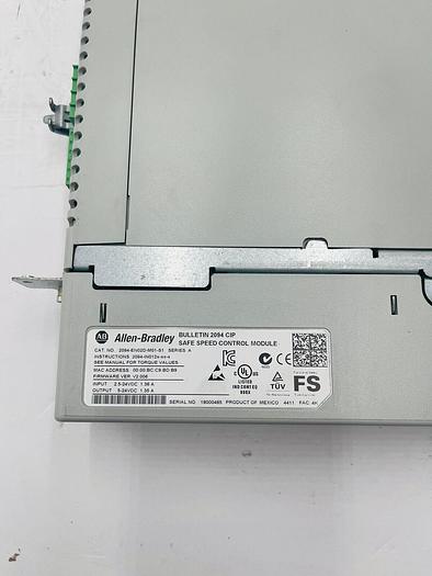 Used Allen Bradley Kinetix 6500 Safe Speed 2094-EN02D-M01-S1 with 2094-BMP5-M #K-716