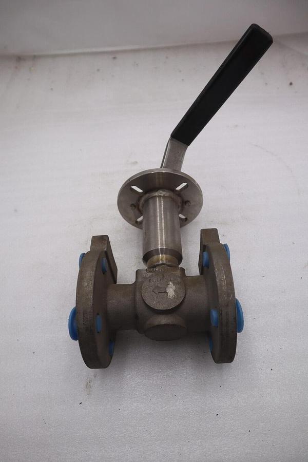 Used TBV CF3MJ2655 FLANGED BALL VALVE STOCK #4701