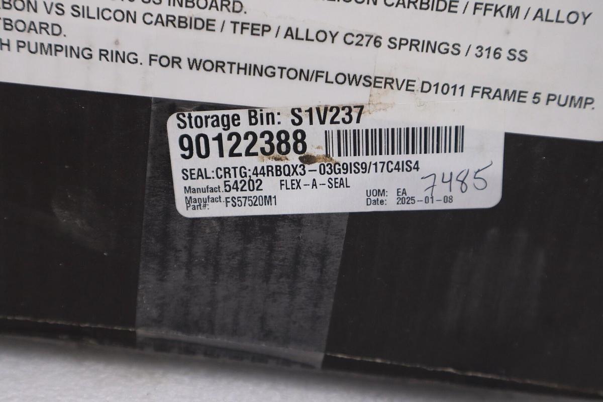 Flexaseal 2-3/4" Cartridge Seal FS61939M21-01 (OLD PART# FS57520M1) NEW #2255B