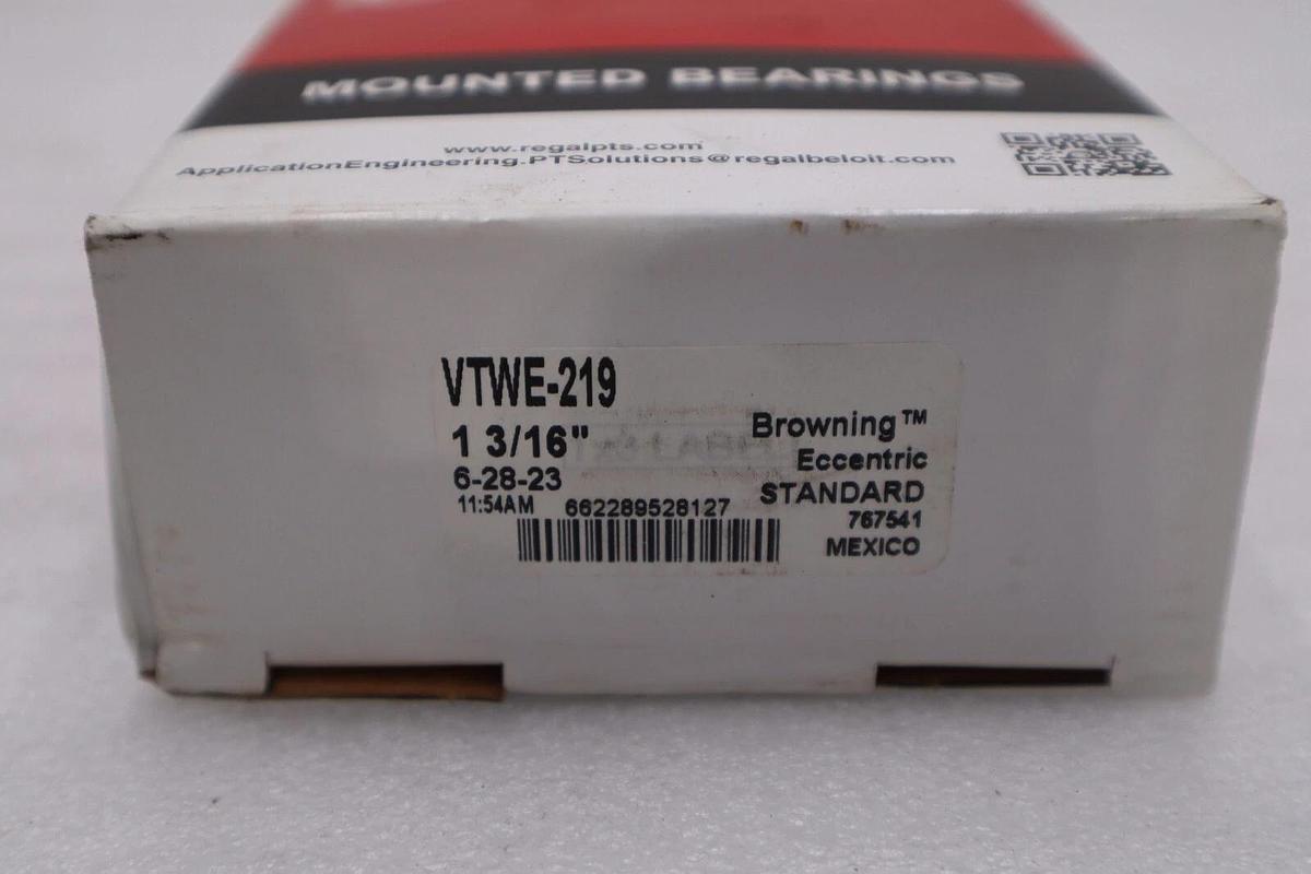 Used NEW Browning VTWE-219 1-3/16" Take-Up Bearing STOCK H1071