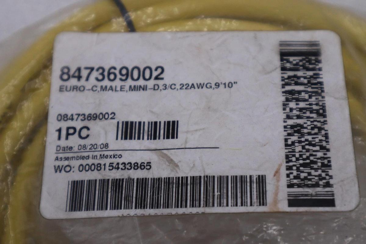 Used INDUSTRIAL INTERFACES 847369002 / 847369002 CABLE NEW STK H1557