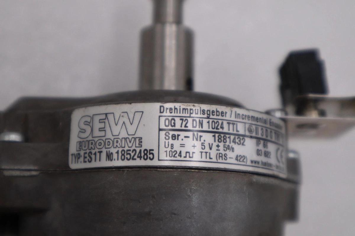 SEW-EURODRIVE 1852485 Incremental Encoder 0G 72 DN 1024 TTL NEW STOCK H1411A