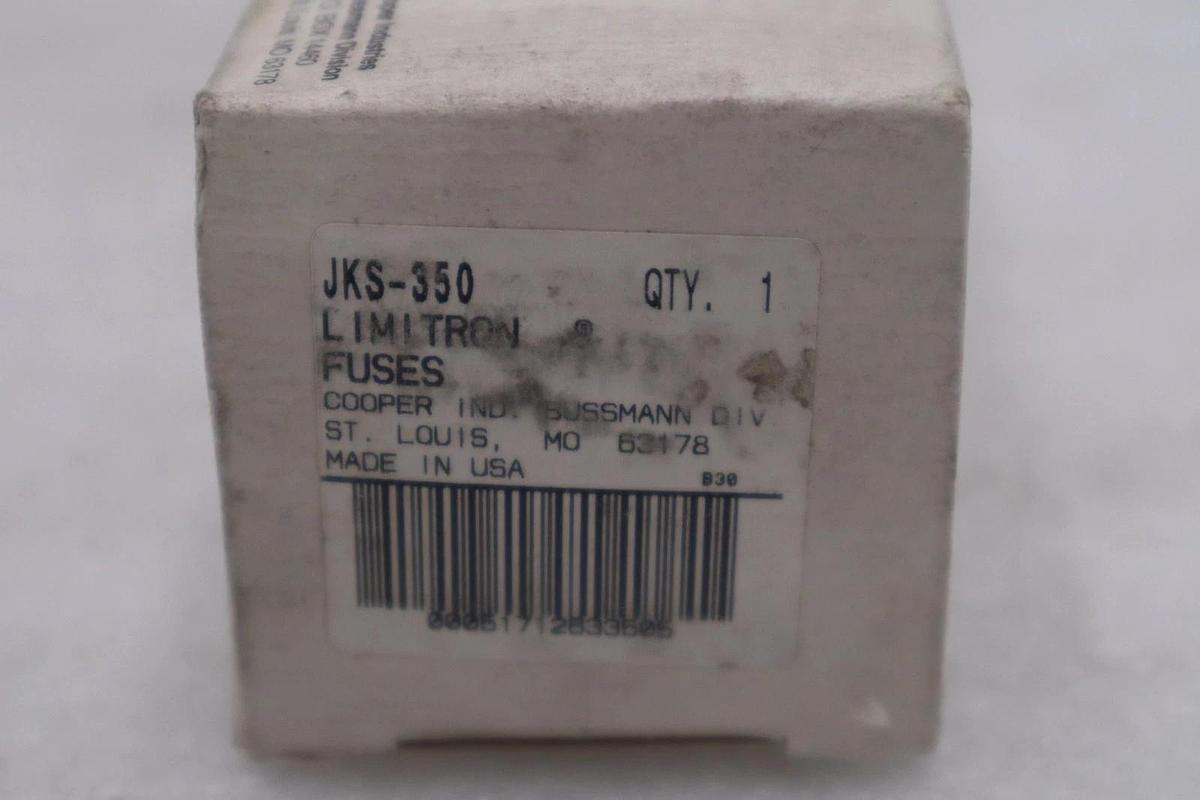 Used COOPER BUSSMANN JKS-350 EATON 350A LIMITRON FAST ACTING FUSE - STOCK GF302A