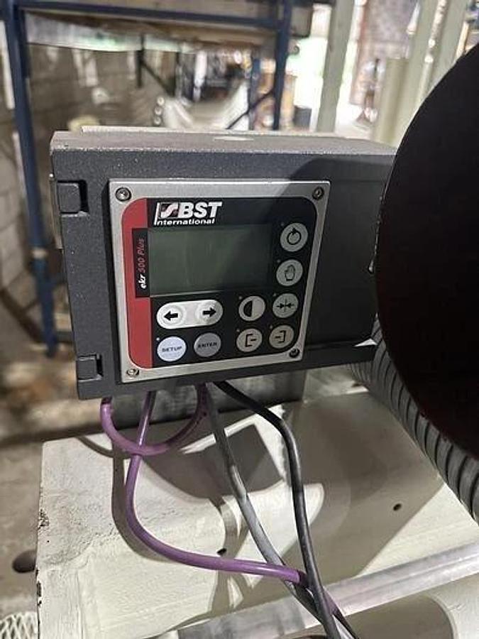 Used 30” VOORWOOD DUPLEX MODEL 30-24 SLITTER REWINDER WITH TRIM BLOWER