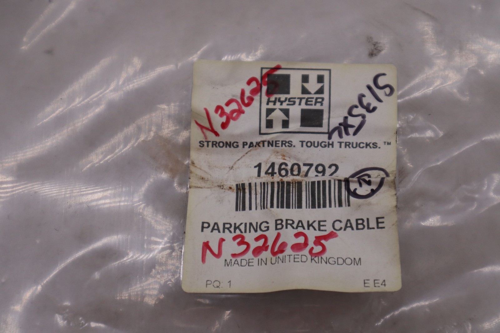Hyster 1460792 Brake Cable - STOCK GF1014A