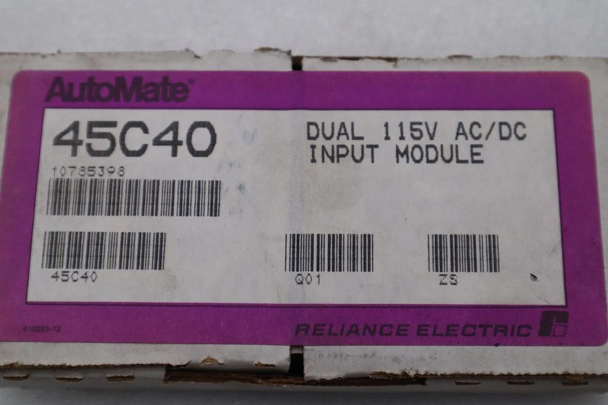 Reliance Electric AutoMate 45C40 Dual 115V AC/DC Input Module  STOCK 5490