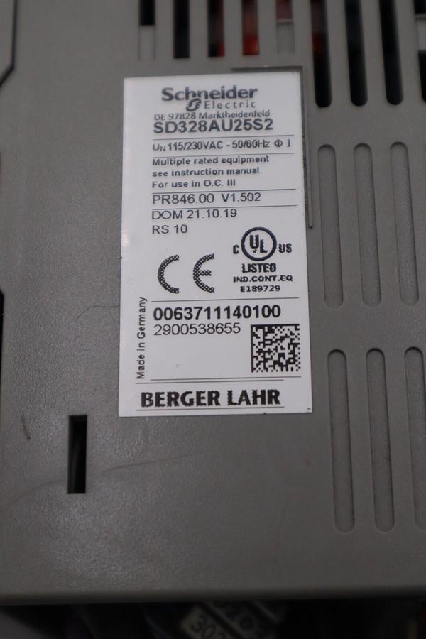 Used Berger Lahr SD328AU25S2 Driver STOCK B-684