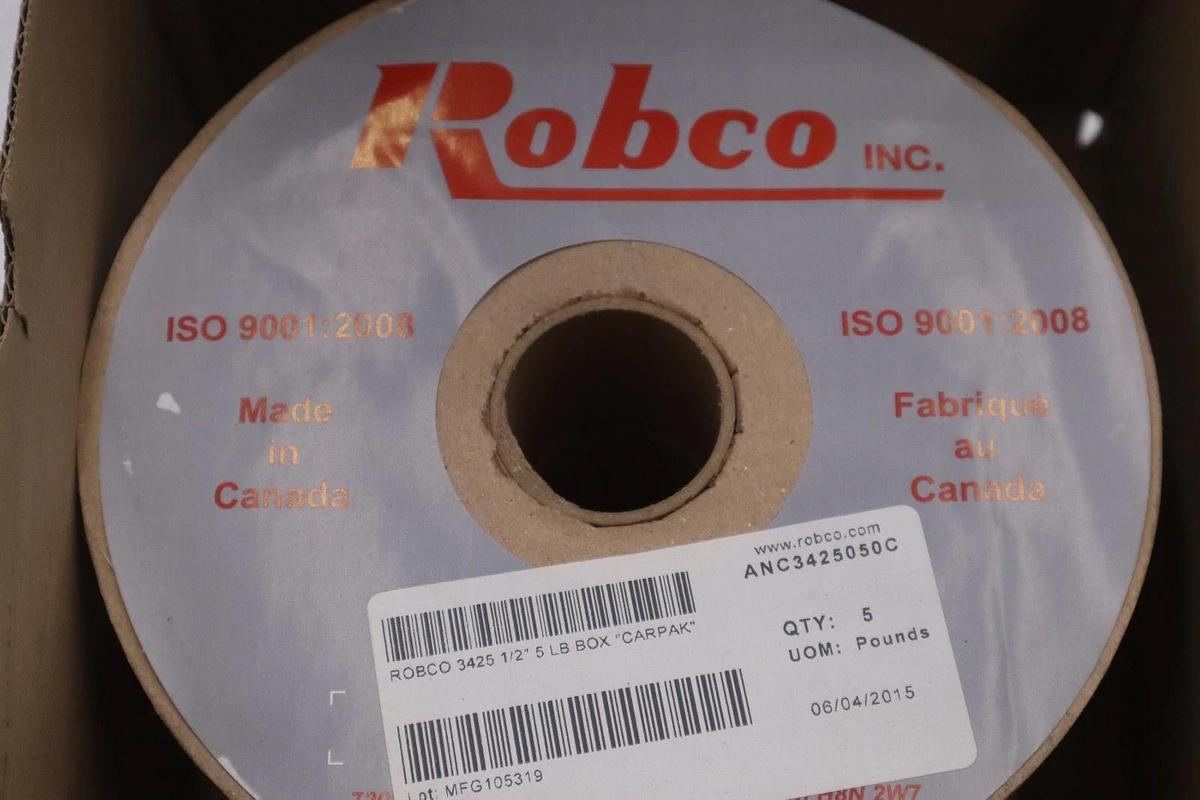 Used ROBCO ANC3425050C 3425 1/2" CARPAK 5 POUNDS - NEW IN BOX - STOCK GF855