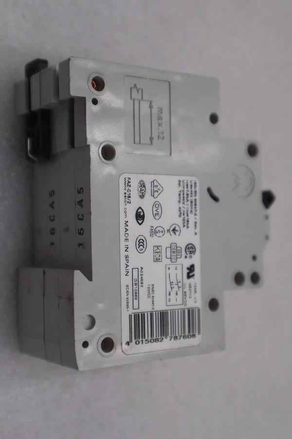 Used Moeller Eaton FAZ-C16/2 Circuit Breaker 16A 16 Amp 2-Pole STOCK K-3483