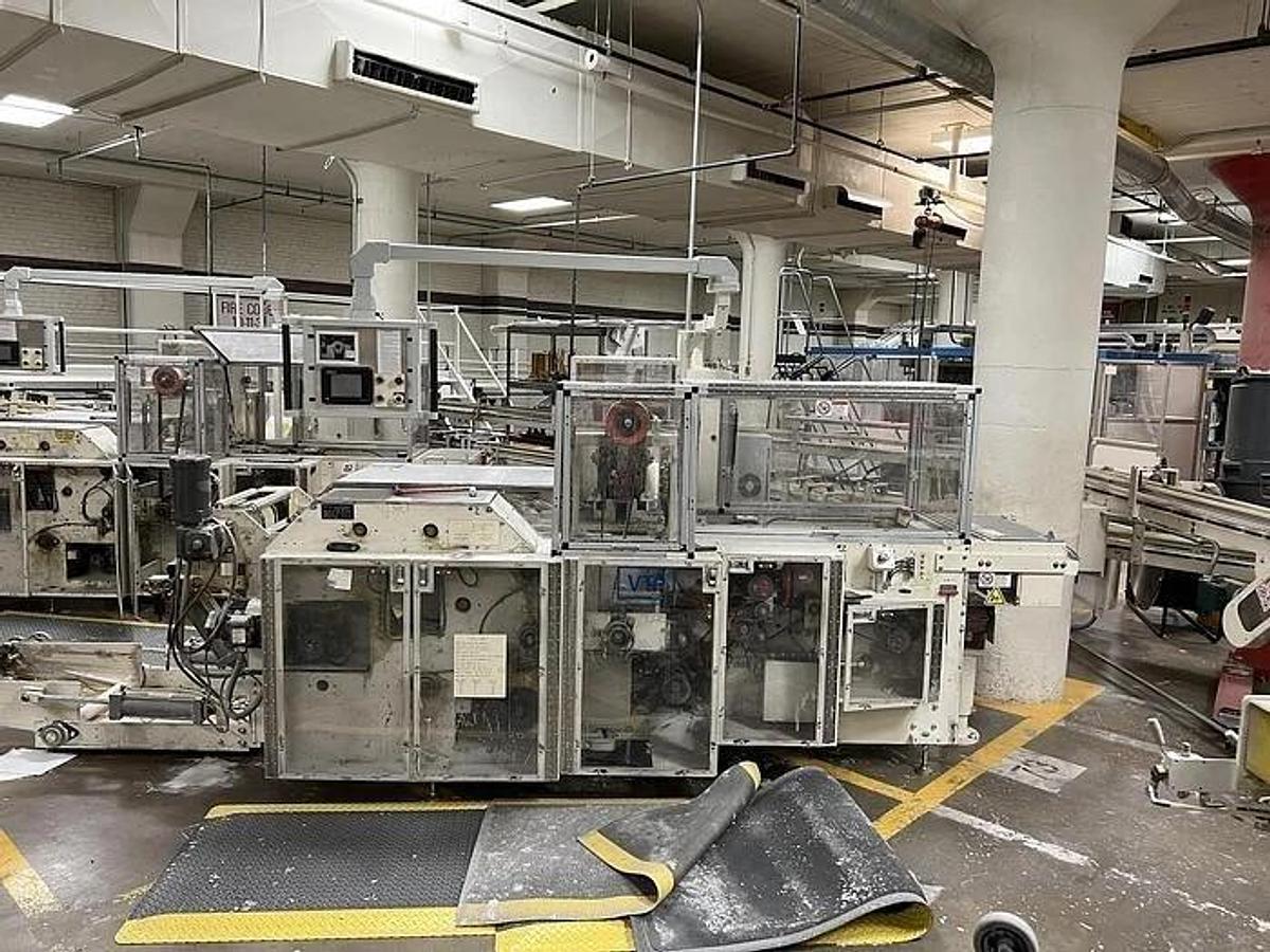 Used VTP VALLEY TISSUE PACKAGING MODEL 8450 SINGLE ROLL TISSUE WRAPPER