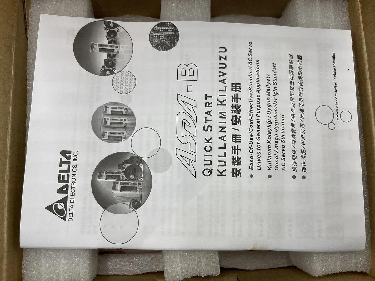Used NEW IN BOX Delta ASD-B0121-A 100W AC Servo Drive STOCK 1517 18 AVAILABLE