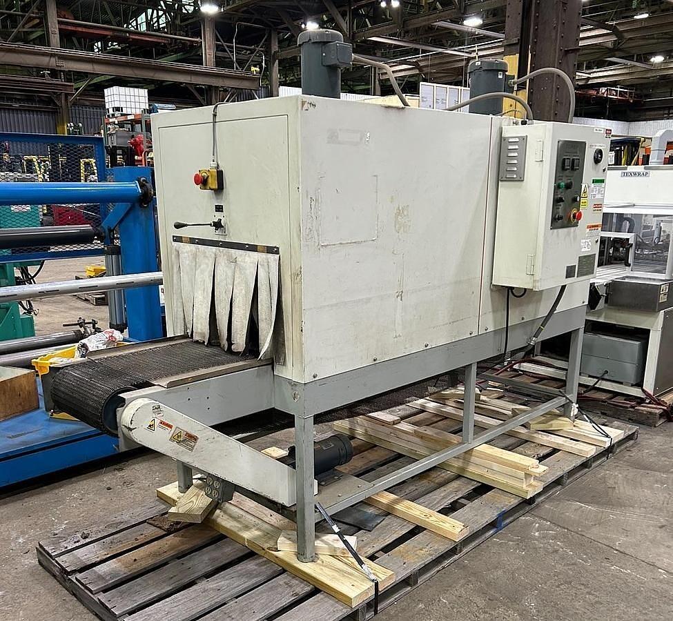 Used TEXWRAP 1809SS SERVO SIDE SEAL SHRINK WRAP SYSTEM W/ TEXWRAP 24"L ADJUSTABLE WID