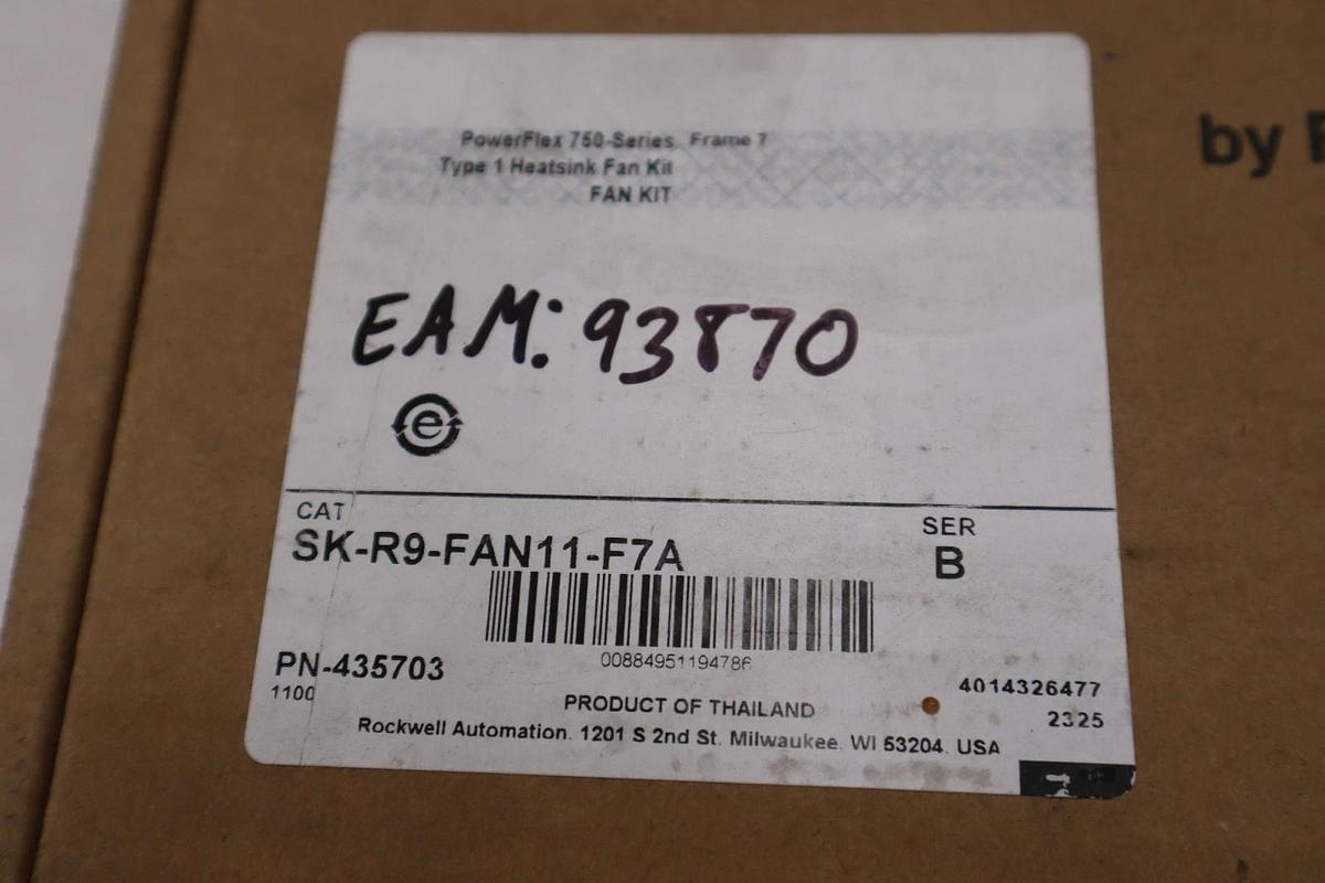 Used ALLEN BRADLEY SK-R9-FAN11-F7A/ SKR9FAN11F7A TYPE 1 HEATSINK FAN KIT - STK GF291