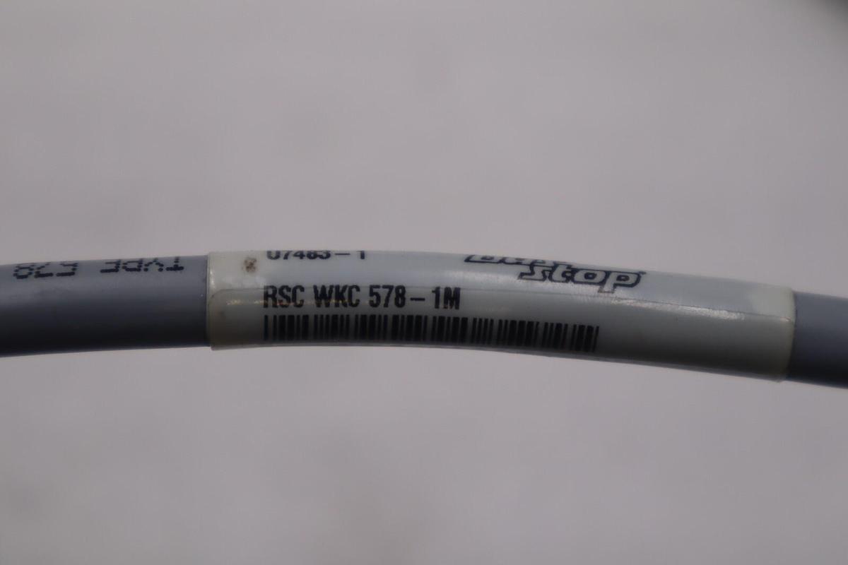 Used Turck 5 pin devicenet CAN cable RSC WKC 578-1M U7483-1 1m STOCK K-3924