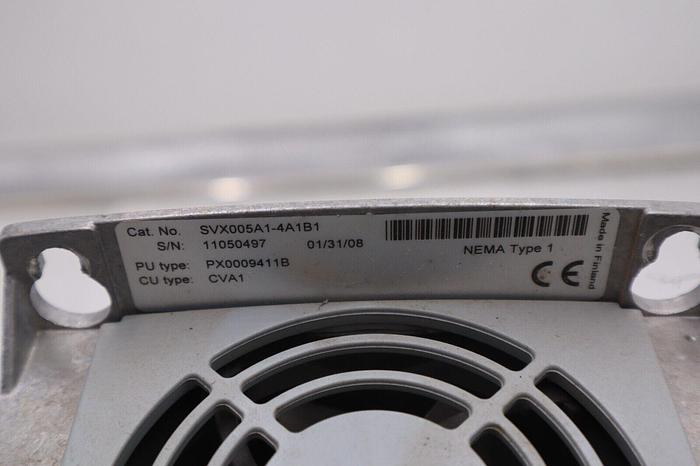 Used 5 HP EATON CORPORATION SVX005A1-4A1B1 / SVX005A14A1B1 SVX9000 STOCK 2342