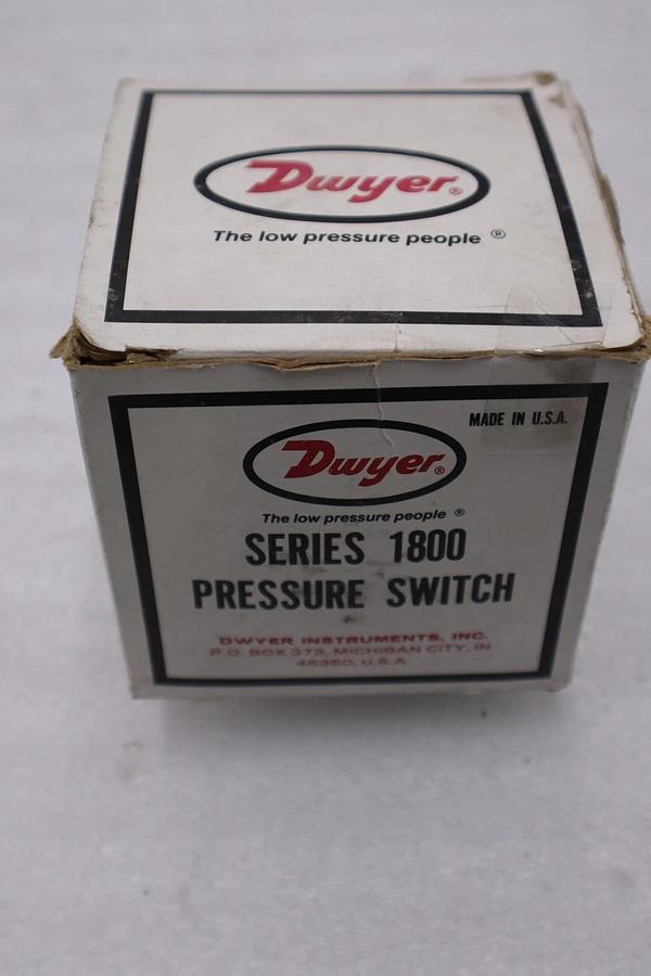 DWYER SERIES 1800 PRESSURE SWITCH 1823-0 - NEW IN BOX - STOCK 3128CC