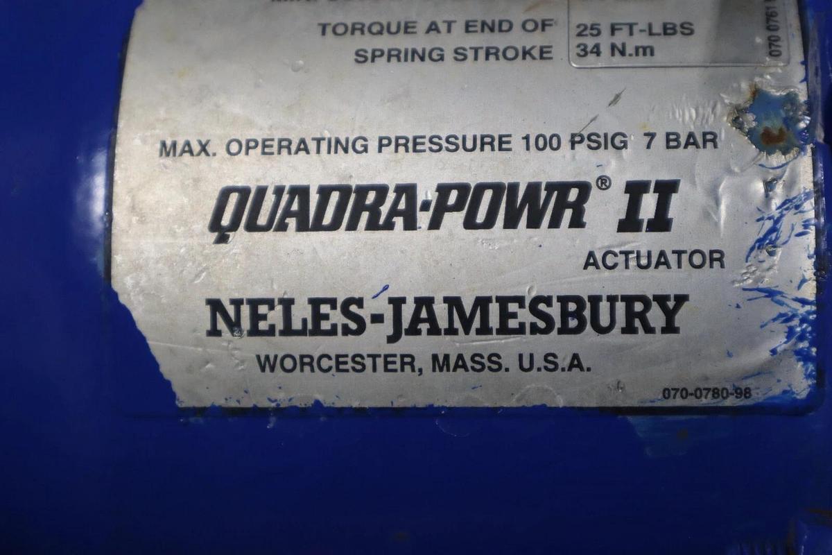 Used 1" Jamesbury Stainless Ball Valve QUADRA-POWR II STOCK S-622