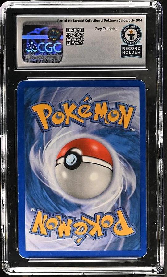 Used JIRACHI REVERSE HOLO 7/111 RISING RIVALS POKEMON CGC WORLD RECORD 1/1 SLAB