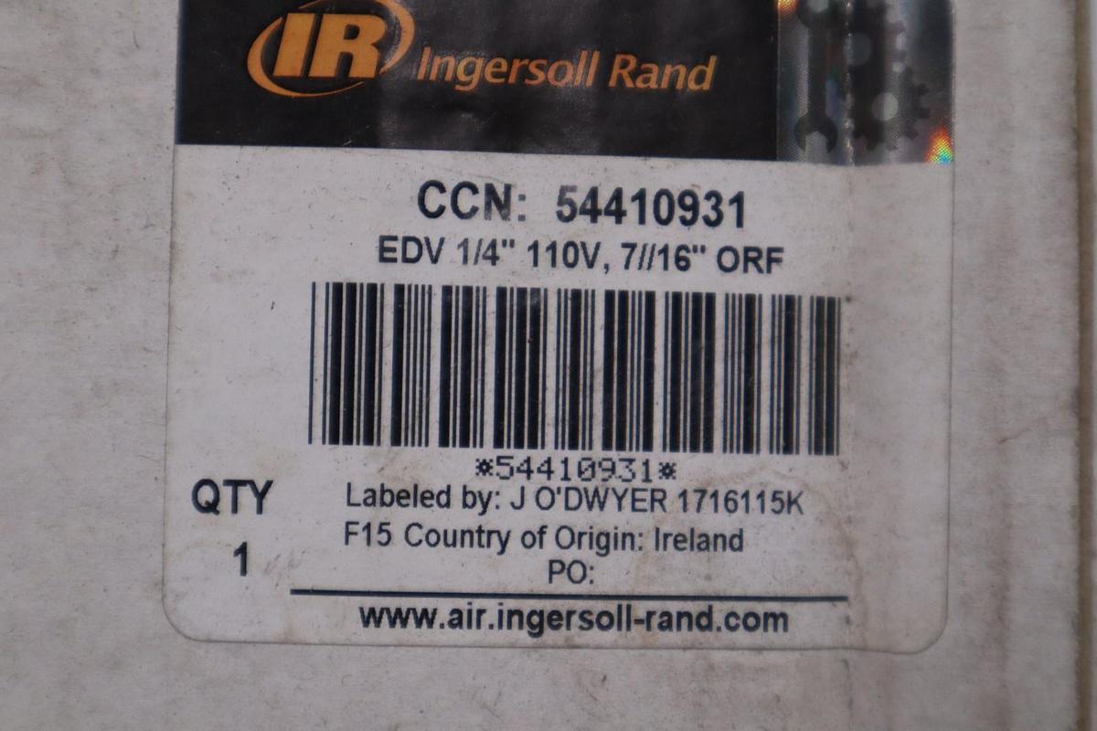 Used NEW OPEN BOX Ingersoll-Rand 54410931 Auto Drain Valve 1/4" NPT STK GF1164