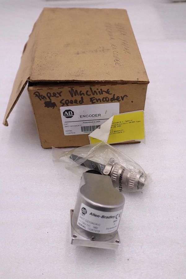 NEW ALLEN BRADLEY 845T-DZ33ACK-C ENCODER SER.A 845TDZ33ACKC STOCK 3843CC