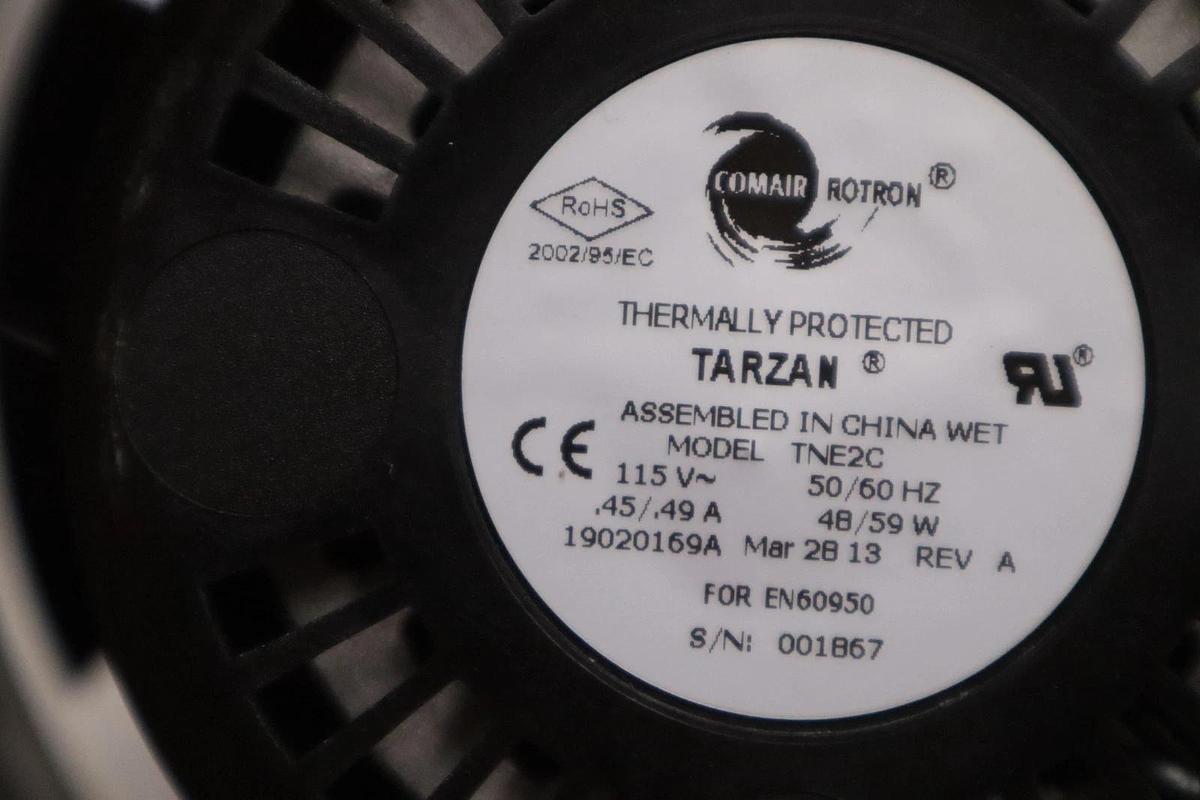 Used COMAIR ROTRON TNE2C 115V .45/.49A COOLING FAN - STOCK GF296A