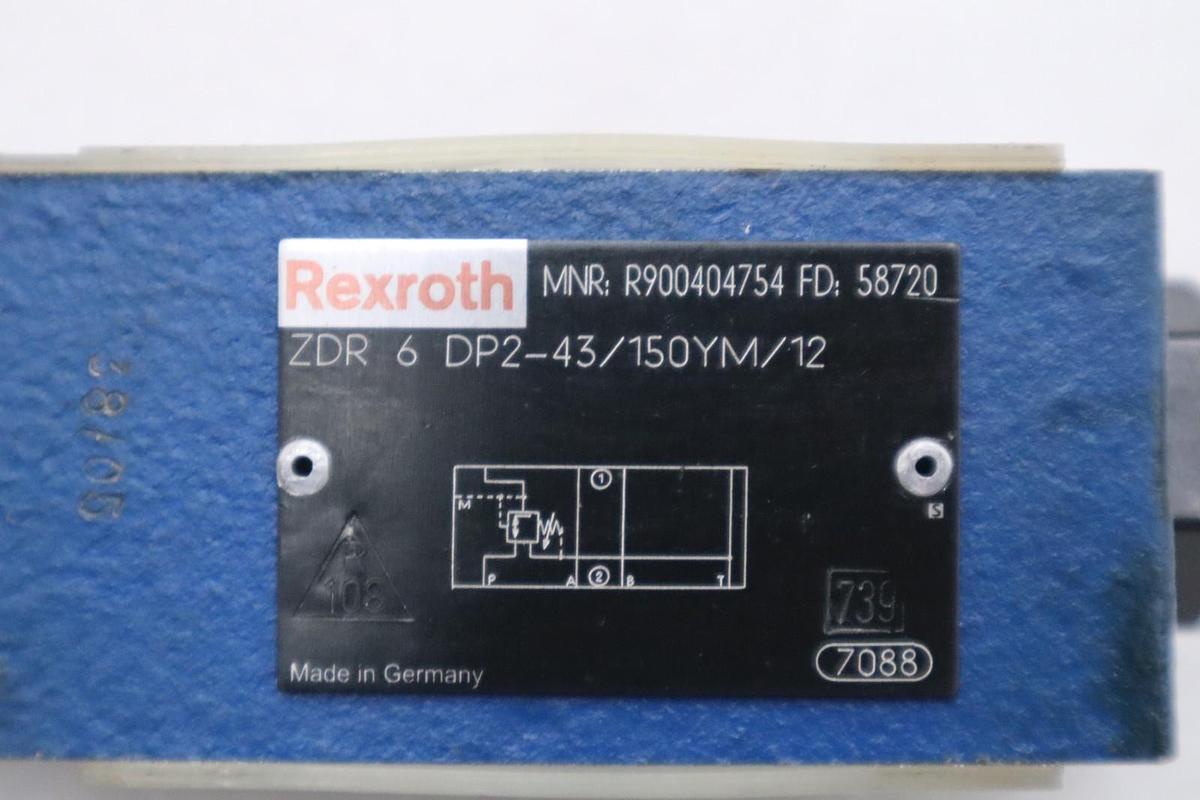 Used Rexroth R900404754 Pressure Reducing Valve - STOCK GF582A