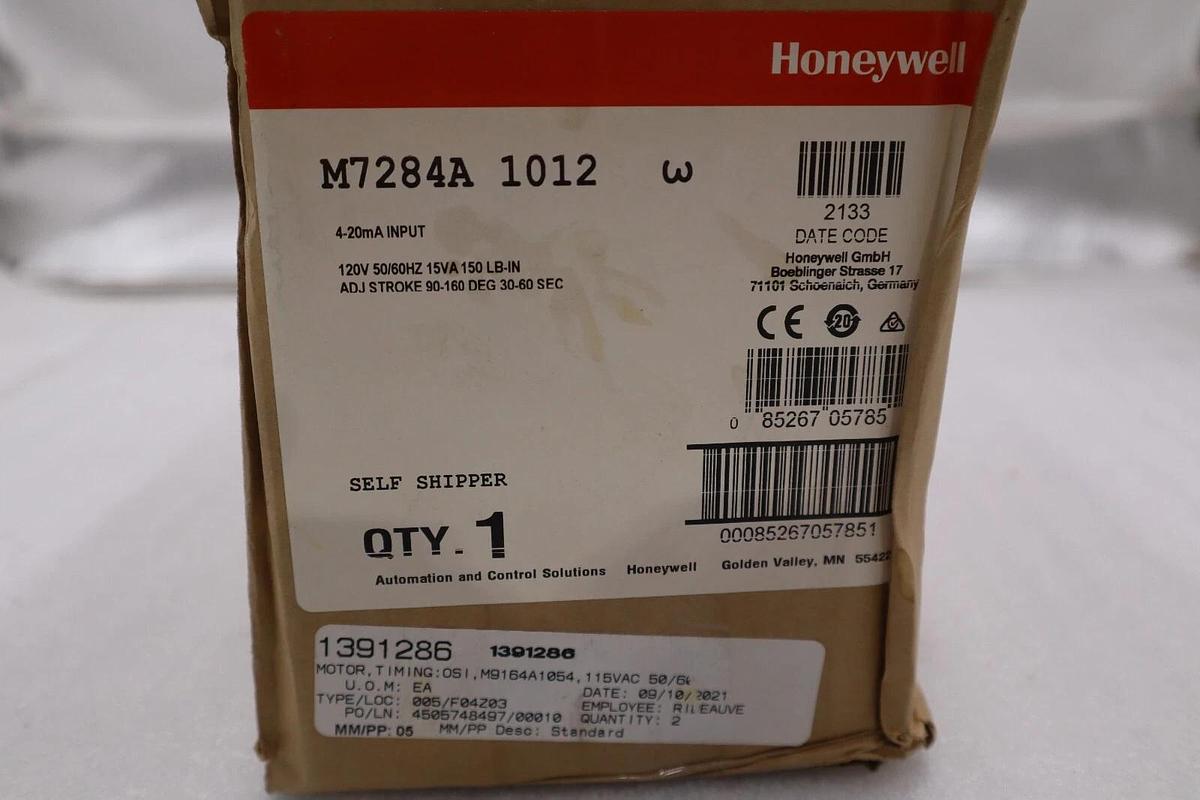 Used New Honeywell Modutrol Motor M7284A-1012 M7284A1012 / m7284a 1012 STOCK H831