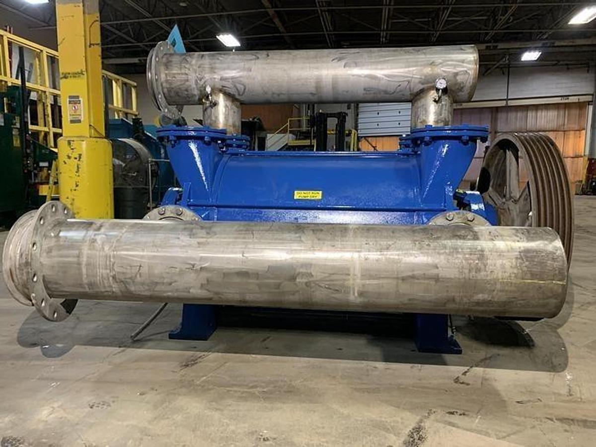 Used NES MODEL 2BE 42 2BE3426-2BY3-3 SINGLE STAGE VACUUM PUMP