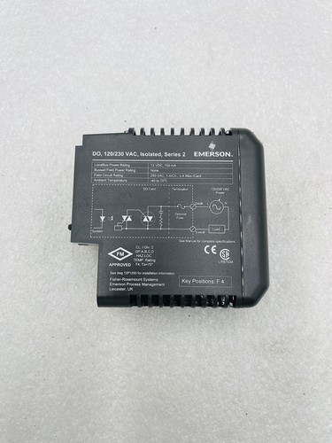 Used Emerson DeltaV KJ3209X1-BA1 Output Module DO VAC Isolated #K-2615