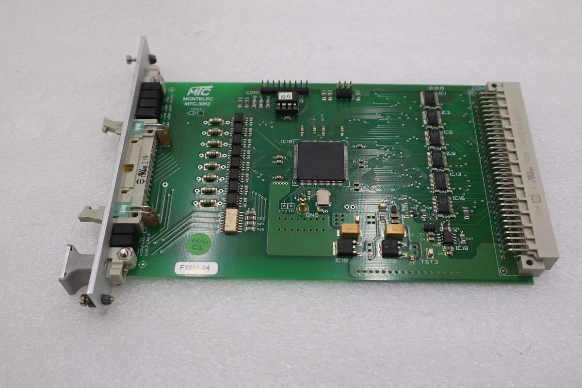 Used PASABAN FAST I/O MTC-3052 PLC CARD STOCK #3965-A