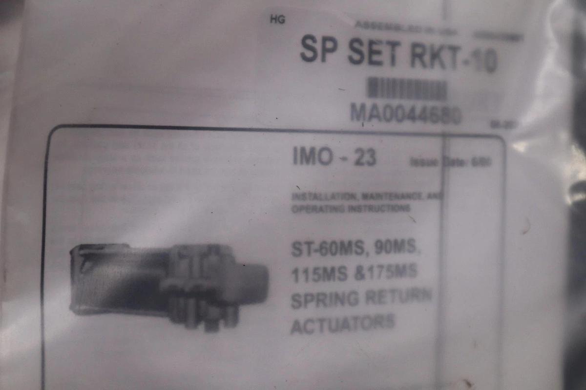 Used JAMESBURY SP SET RKT-10 STOCK #150A