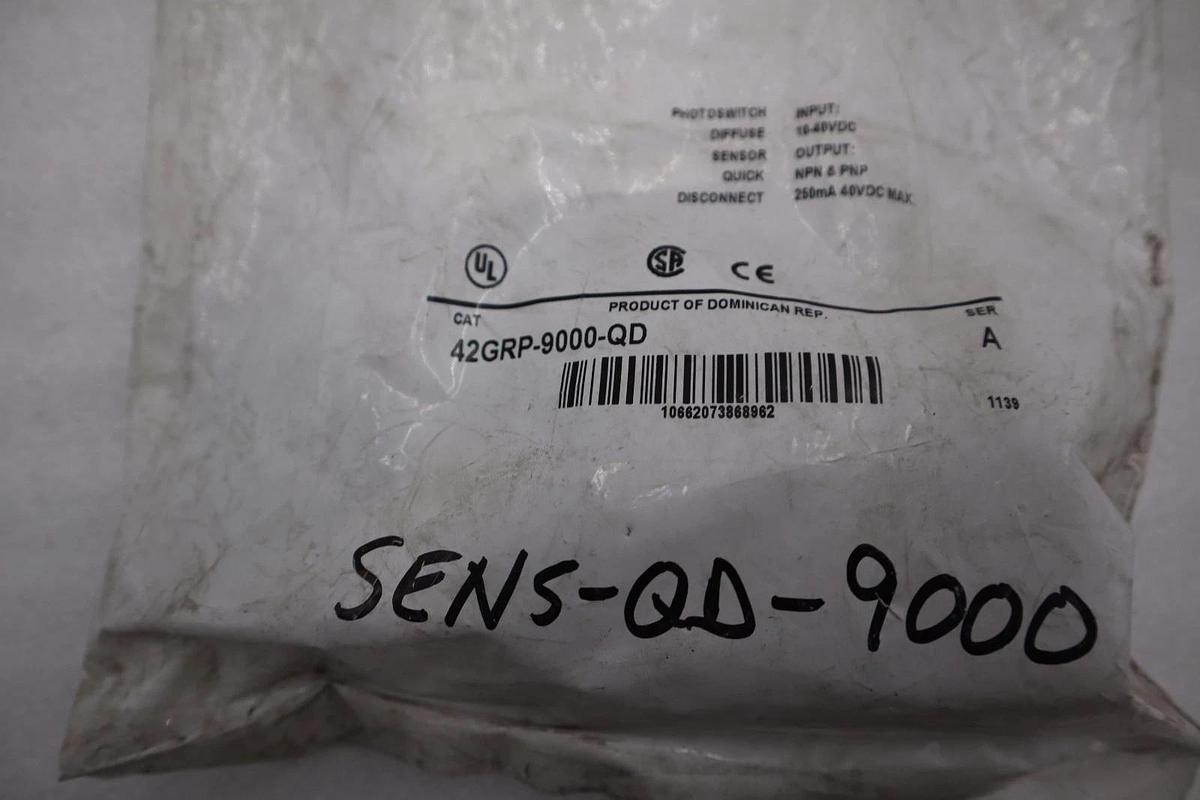 Used Allen Bradley 42GRP-9000-QD Photoswitch Diffuse Sensor - STOCK GF146A